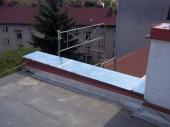 Obrzek - Rekonstrukce štítových stěn terasy bytového domu